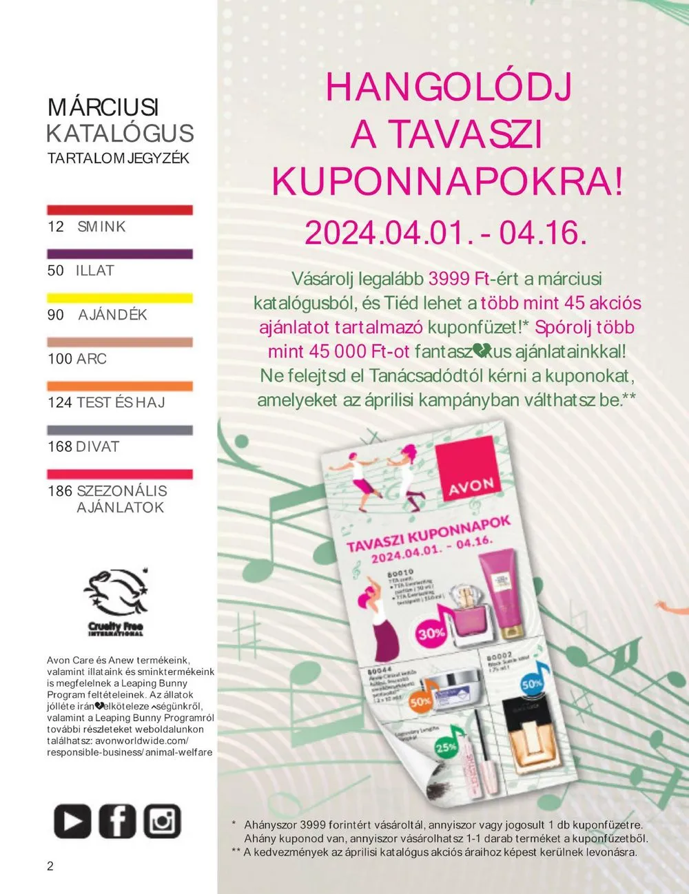 Avon akciós újság 03.01–03.31 – 4. oldal