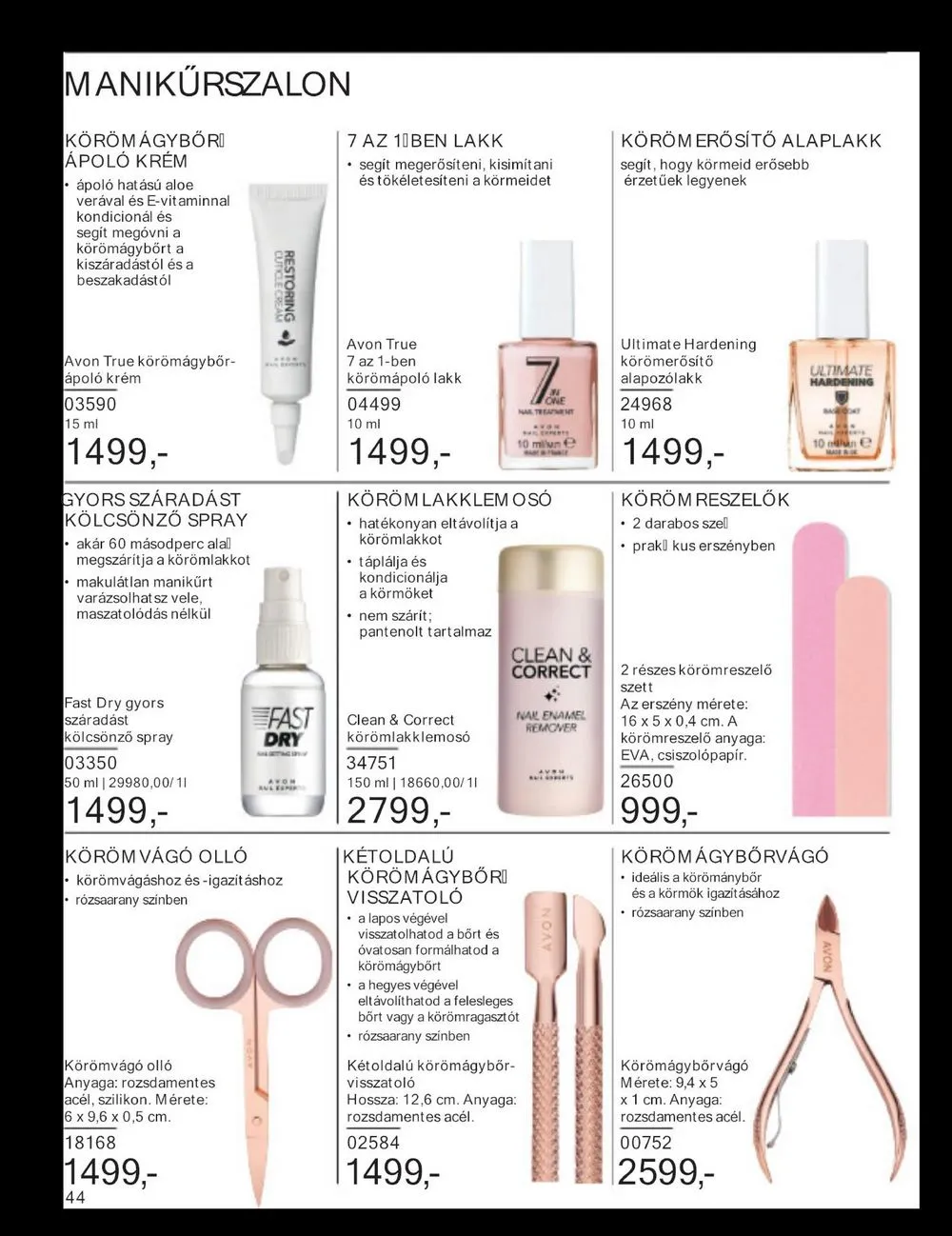 Avon akciós újság 03.01–03.31 – 46. oldal