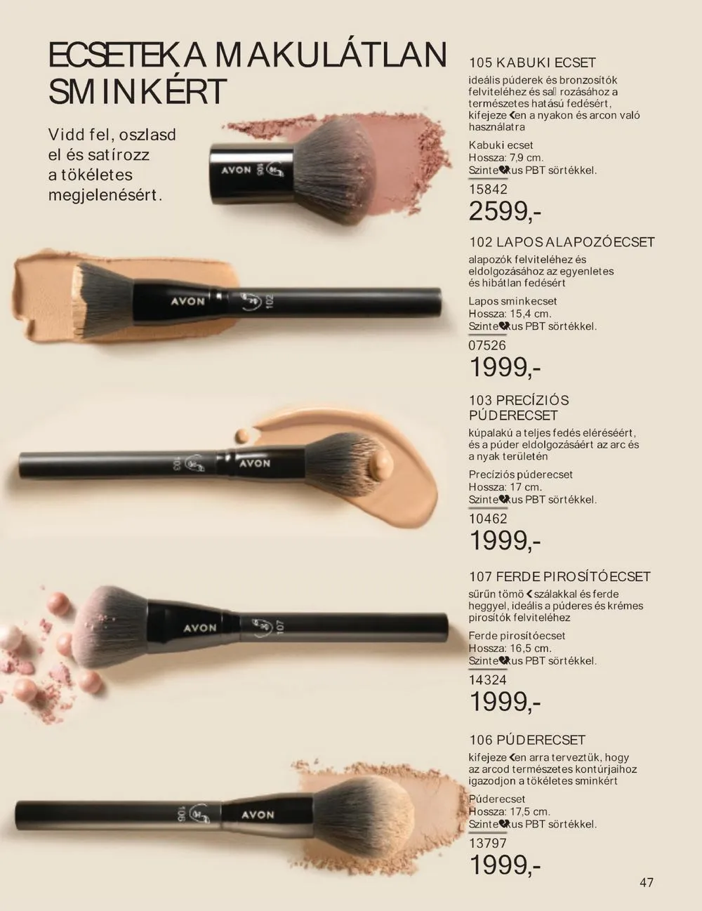 Avon akciós újság 03.01–03.31 – 49. oldal