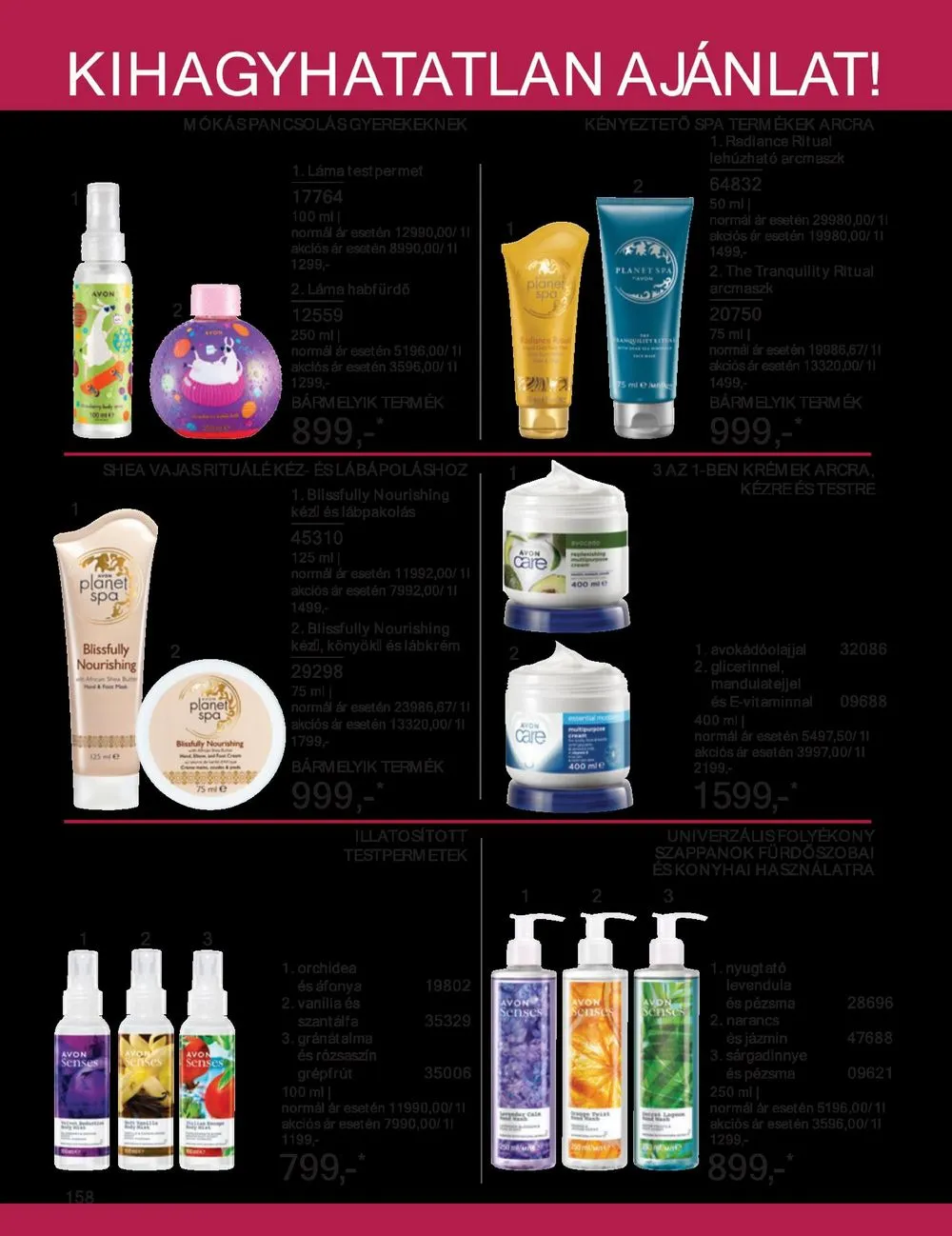 Avon akciós újság 04.01–04.30 – 170. oldal