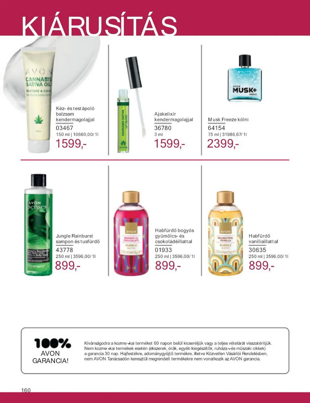 Avon akciós újság 04.01–04.30 – 172. oldal