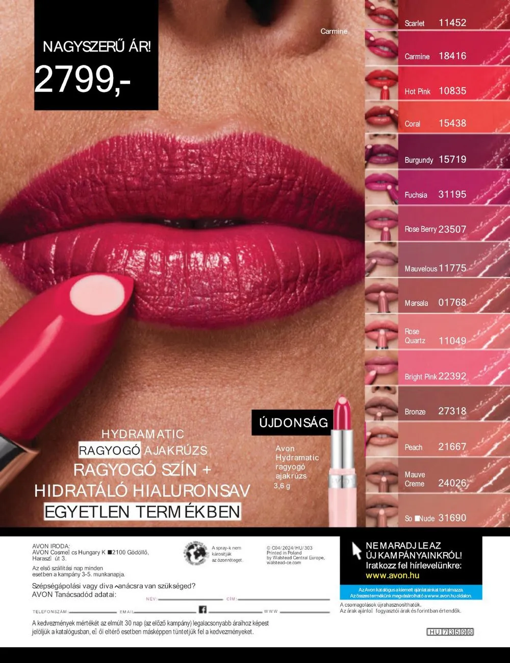 Avon akciós újság 04.01–04.30 – 208. oldal