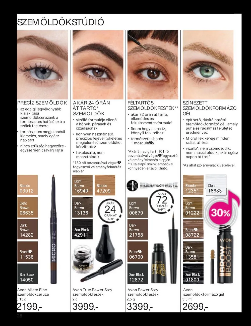 Avon akciós újság 04.01–04.30 – 30. oldal