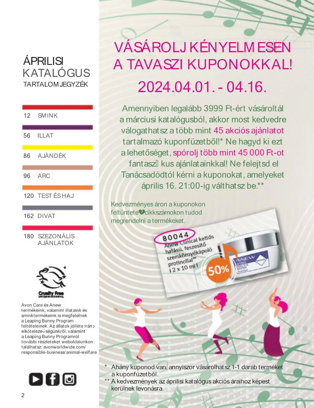 Avon akciós újság 04.01–04.30 – 4. oldal