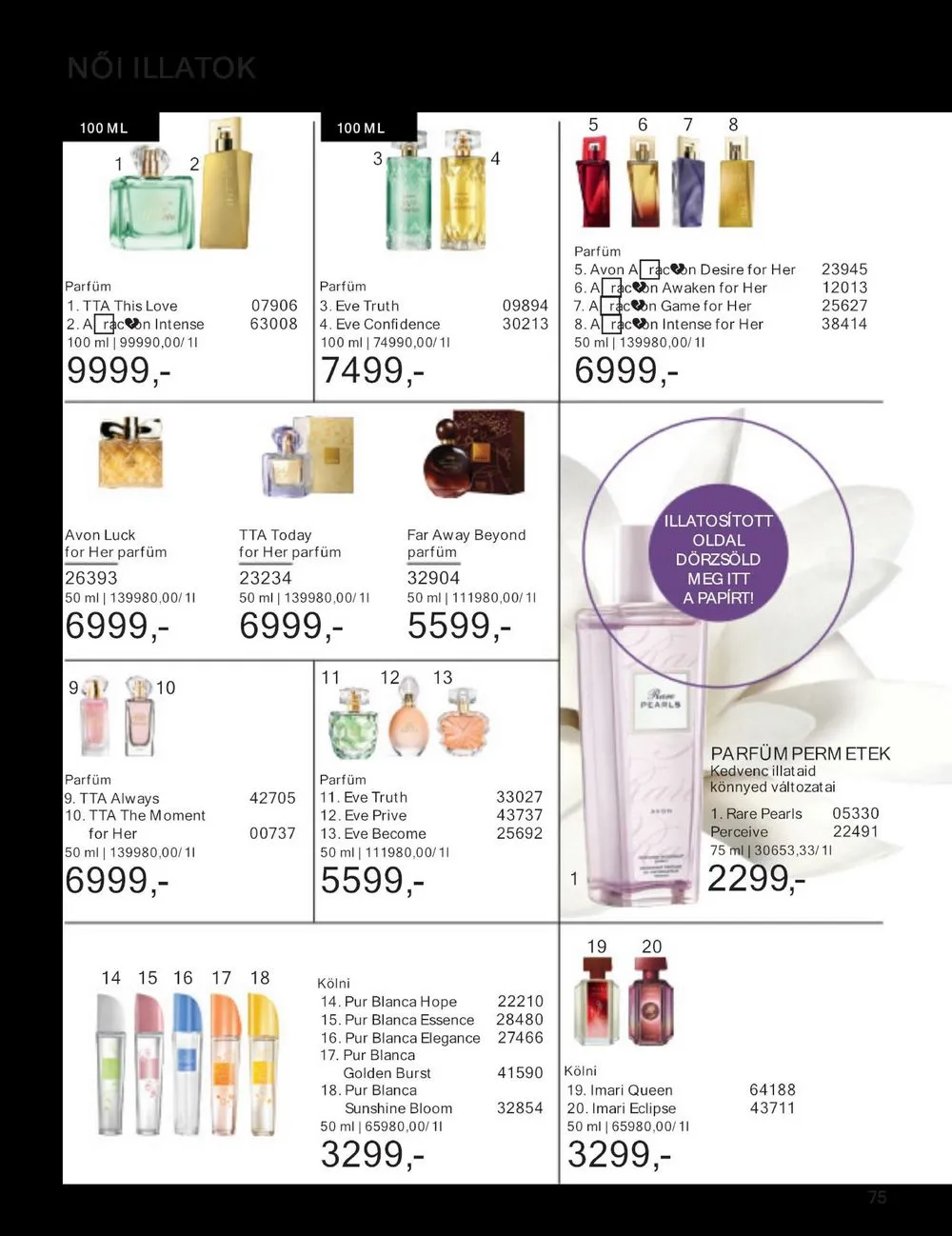 Avon akciós újság 04.01–04.30 – 77. oldal