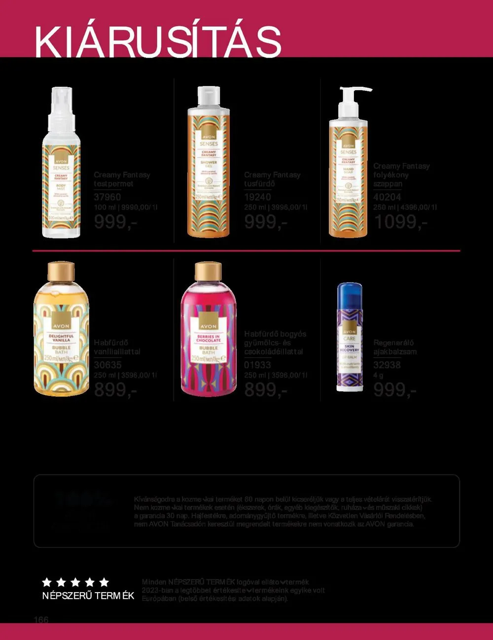 Avon akciós újság 05.01–05.31 – 170. oldal