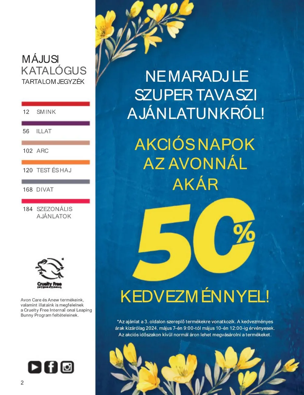Avon akciós újság 05.01–05.31 – 4. oldal