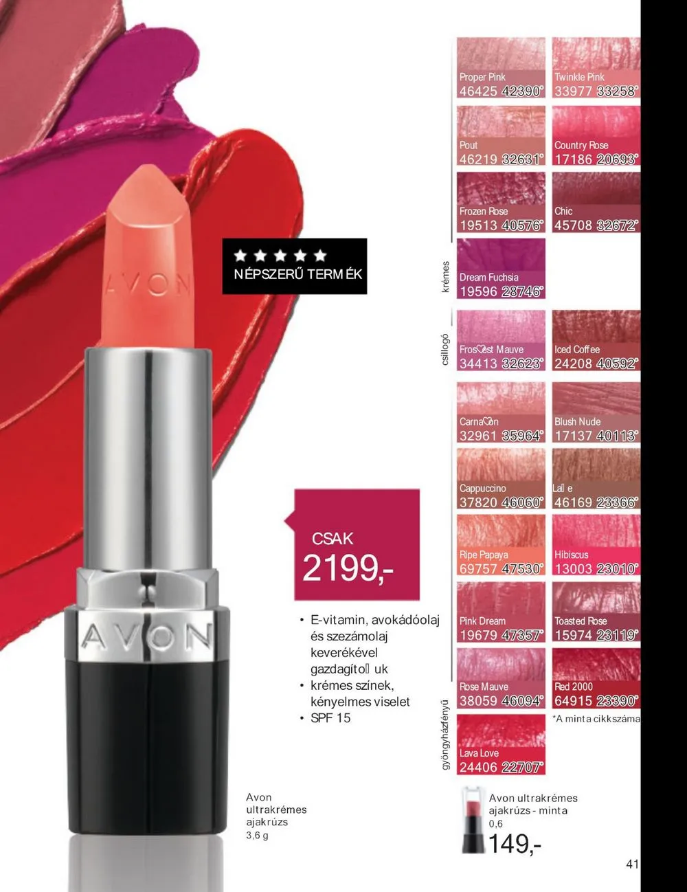 Avon akciós újság 05.01–05.31 – 43. oldal
