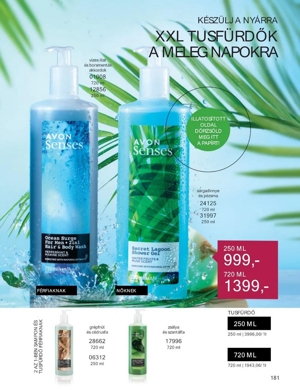 Avon akciós újság 06.01–06.30 – 185. oldal