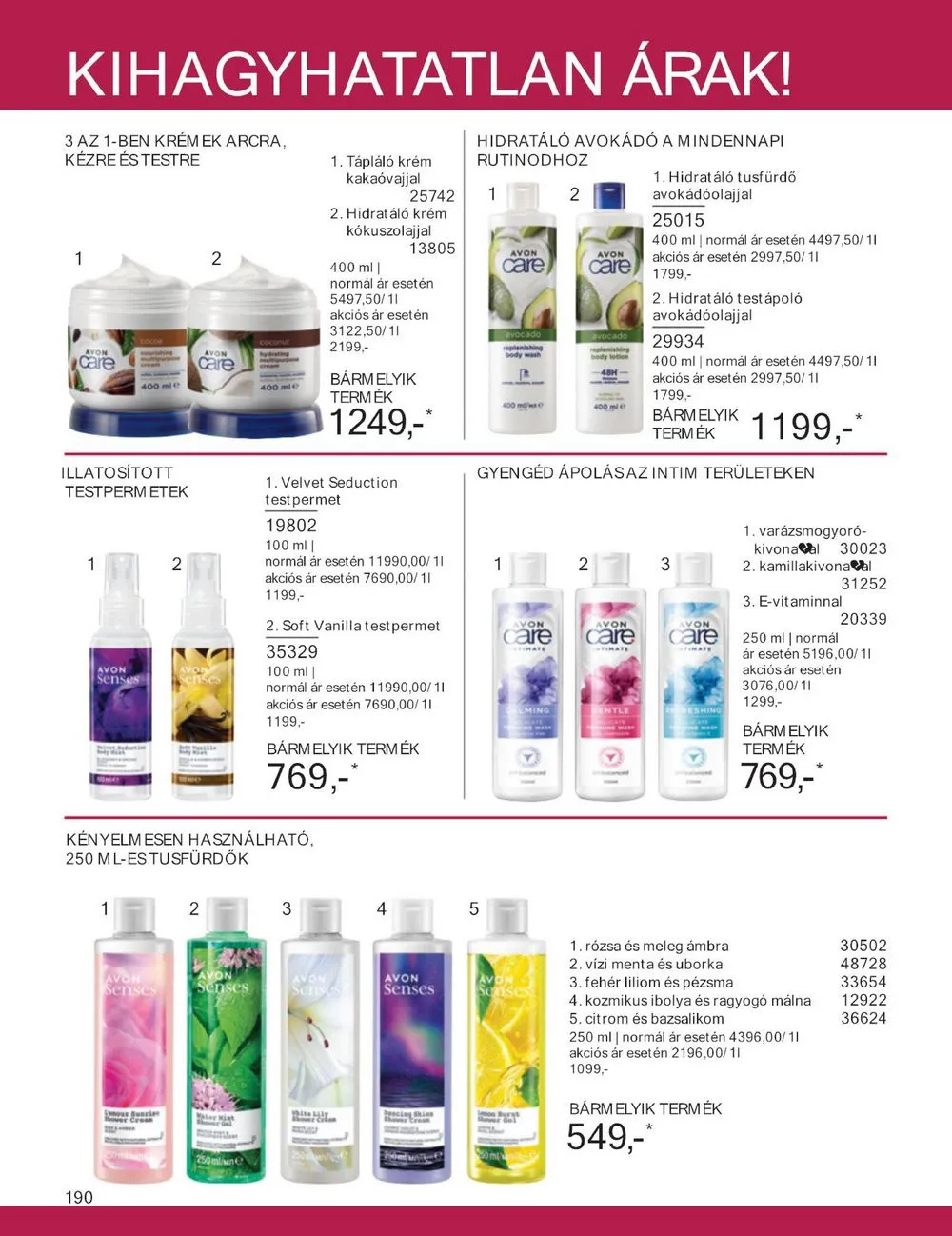 Avon akciós újság 06.01–06.30 – 194. oldal