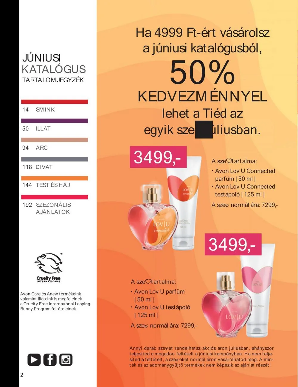 Avon akciós újság 06.01–06.30 – 4. oldal
