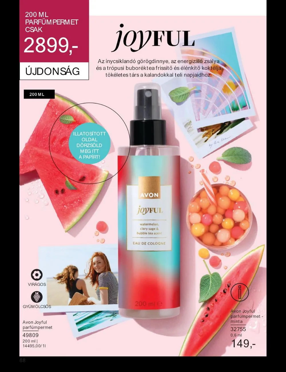 Avon akciós újság 06.01–06.30 – 70. oldal