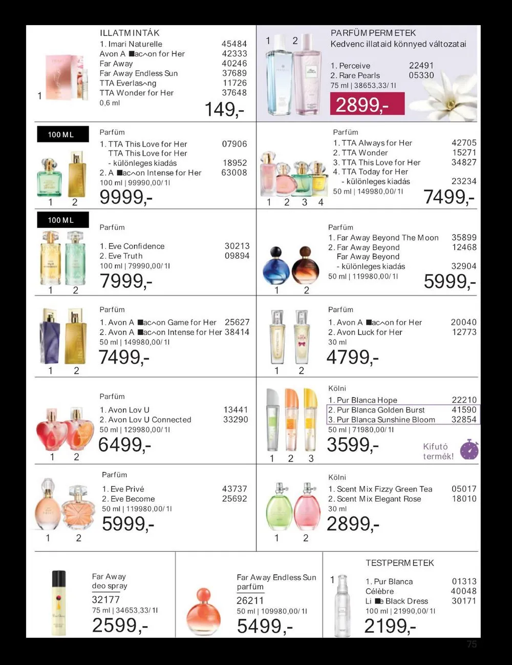 Avon akciós újság 06.01–06.30 – 77. oldal