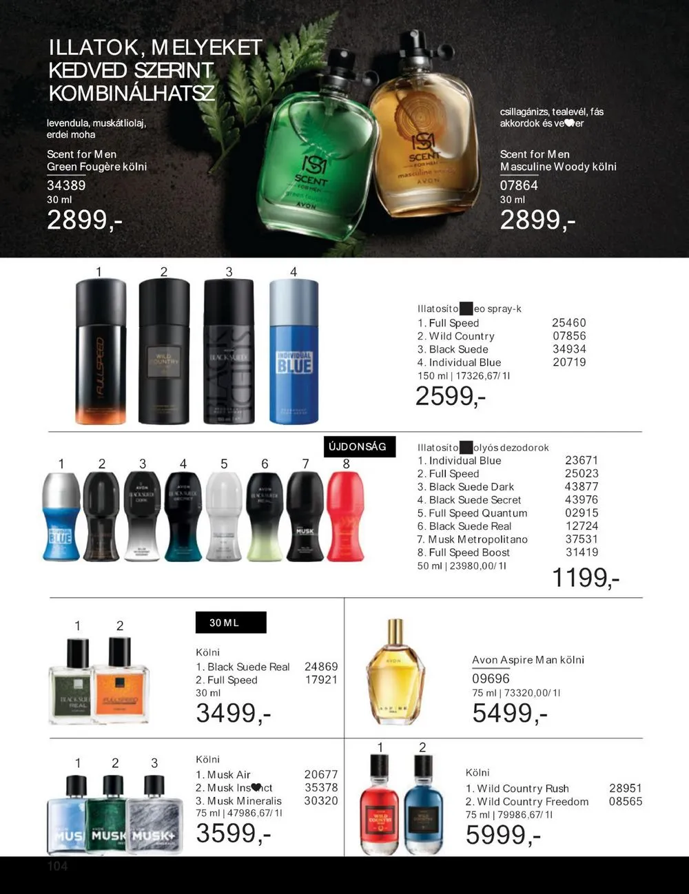 Avon akciós újság 07.01–07.31 – 104. oldal