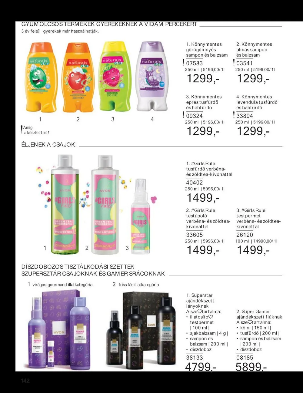 Avon akciós újság 07.01–07.31 – 142. oldal