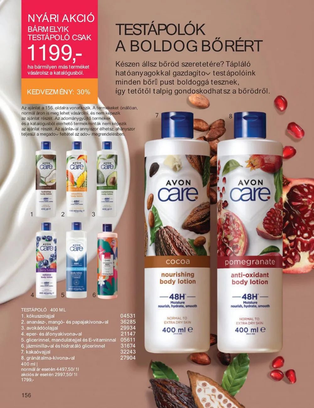 Avon akciós újság 07.01–07.31 – 156. oldal