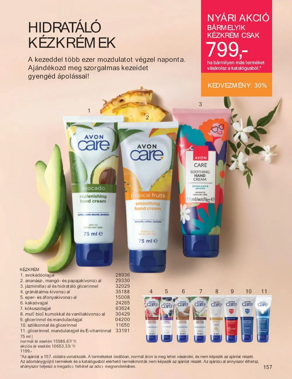 Avon akciós újság 07.01–07.31 – 157. oldal