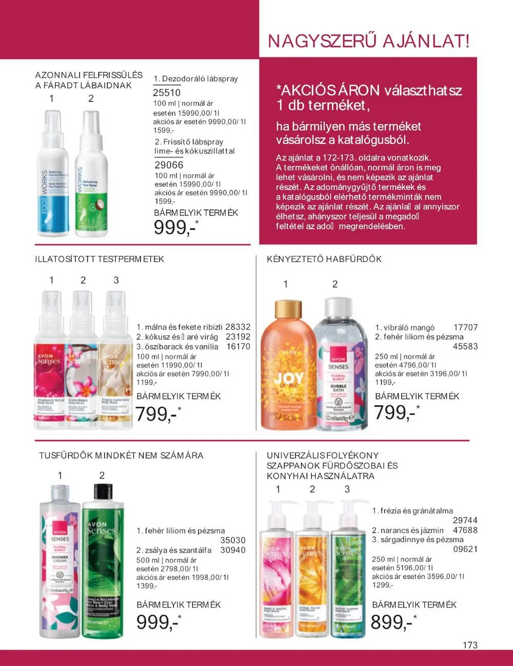 Avon akciós újság 07.01–07.31 – 173. oldal