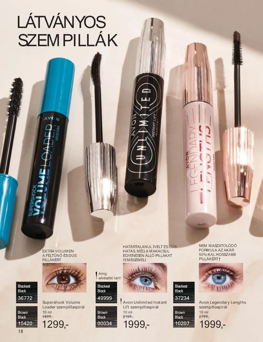 Avon akciós újság 07.01–07.31 – 18. oldal