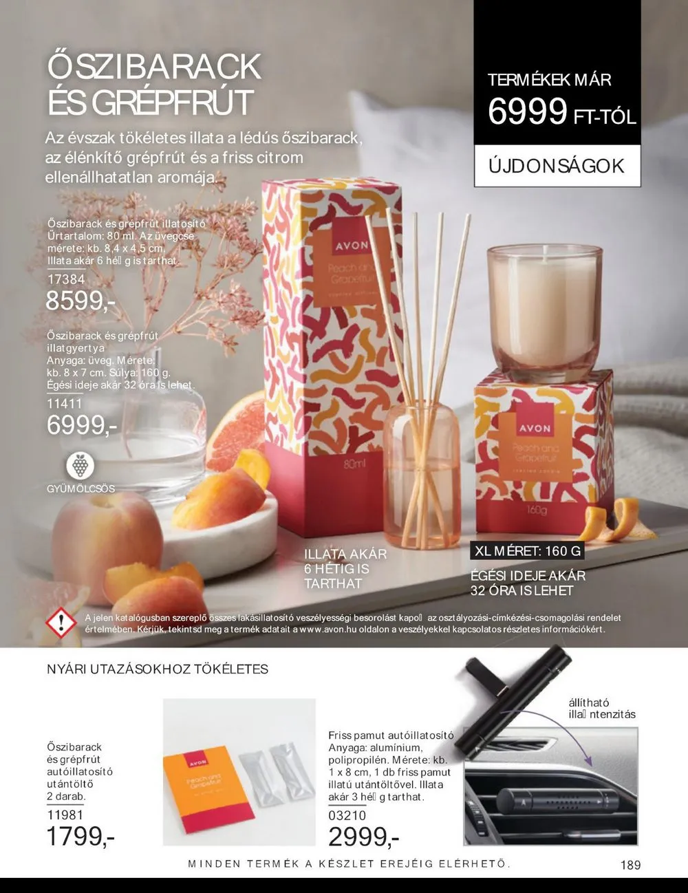 Avon akciós újság 07.01–07.31 – 189. oldal