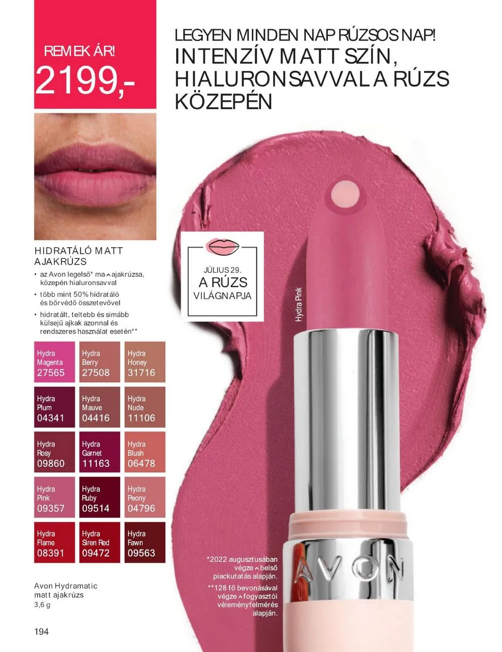 Avon akciós újság 07.01–07.31 – 194. oldal