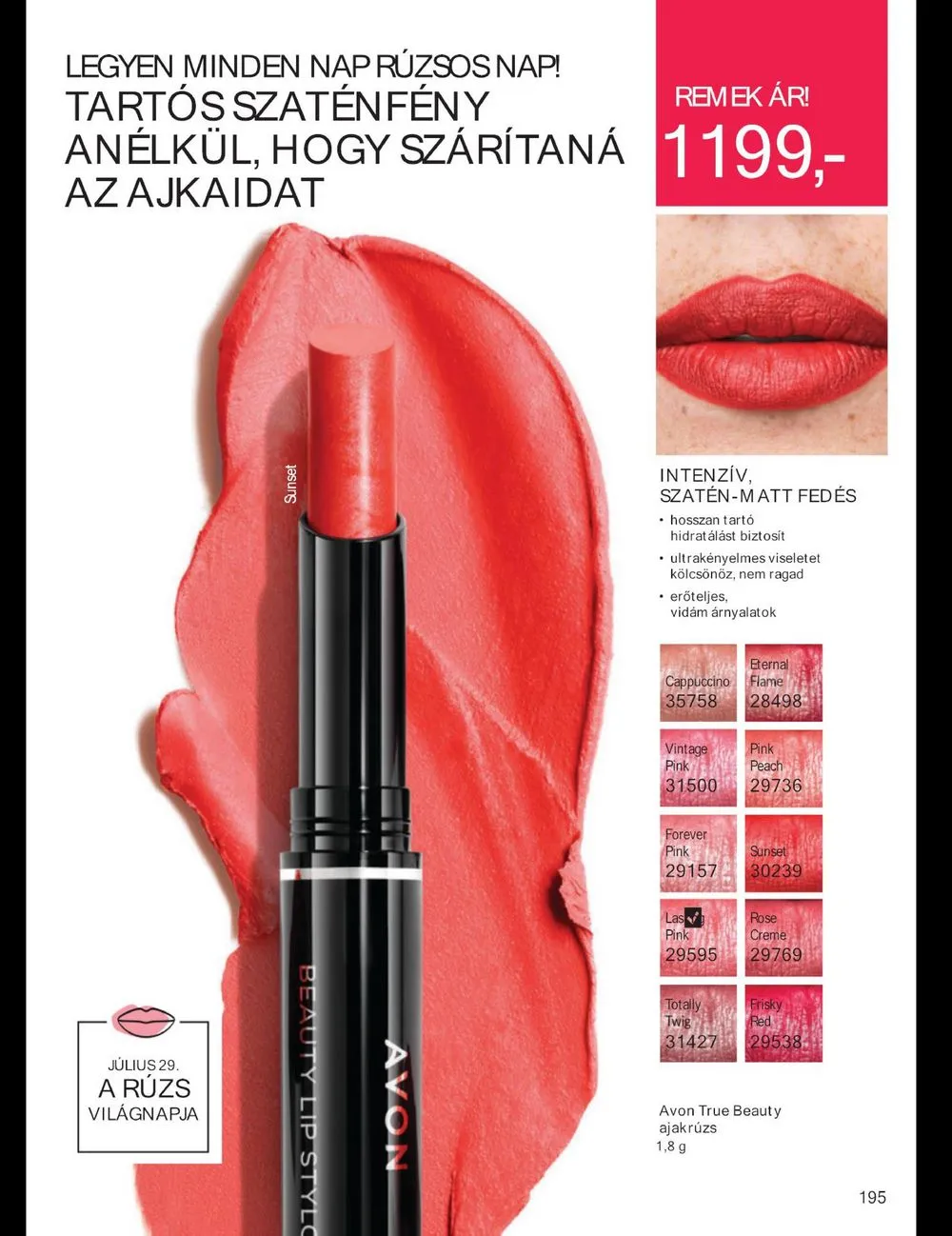 Avon akciós újság 07.01–07.31 – 195. oldal