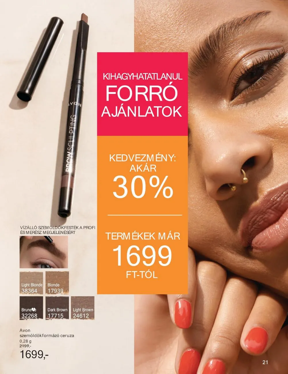 Avon akciós újság 07.01–07.31 – 21. oldal