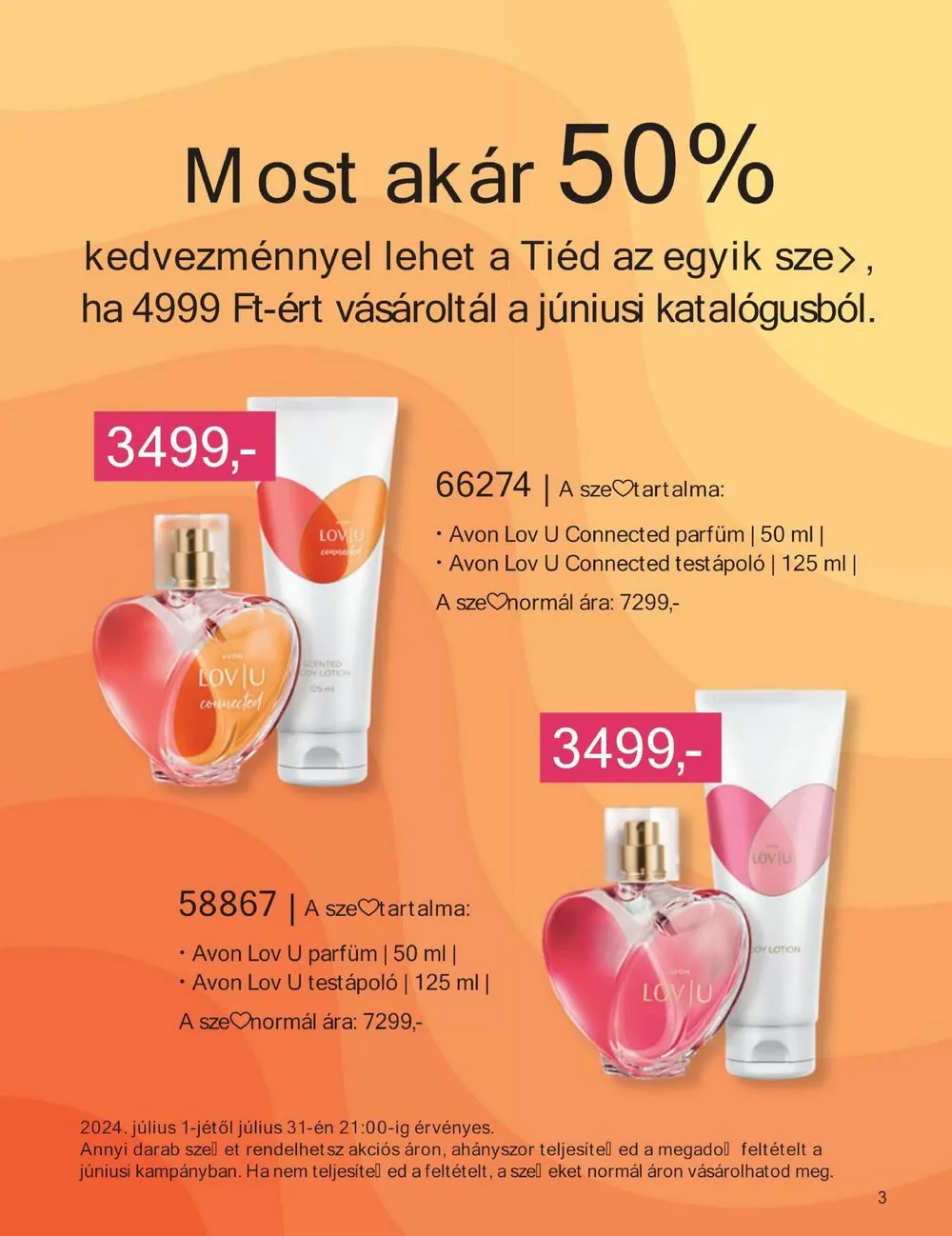 Avon akciós újság 07.01–07.31 – 3. oldal