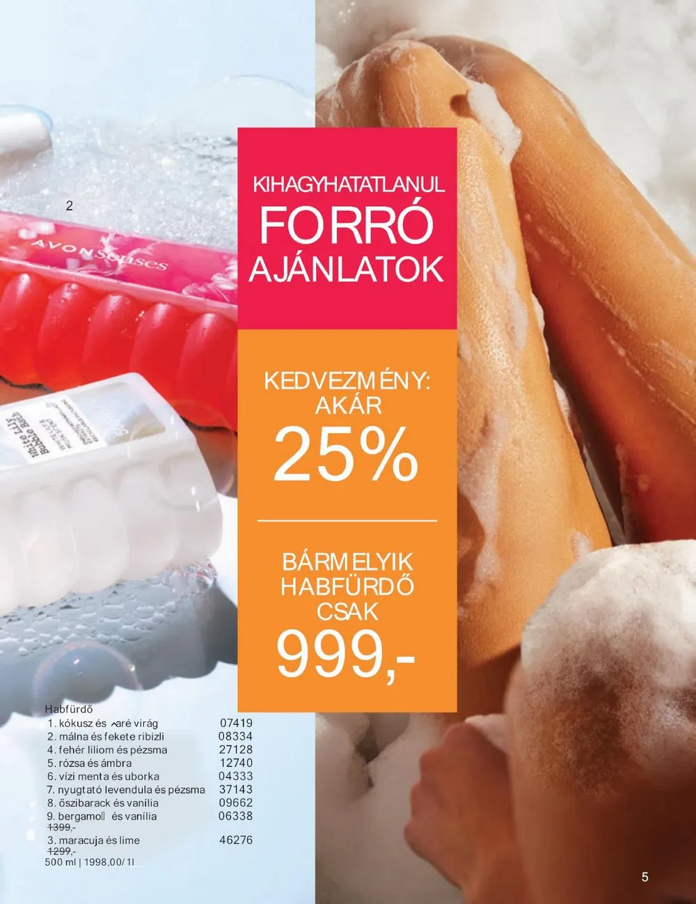 Avon akciós újság 07.01–07.31 – 5. oldal