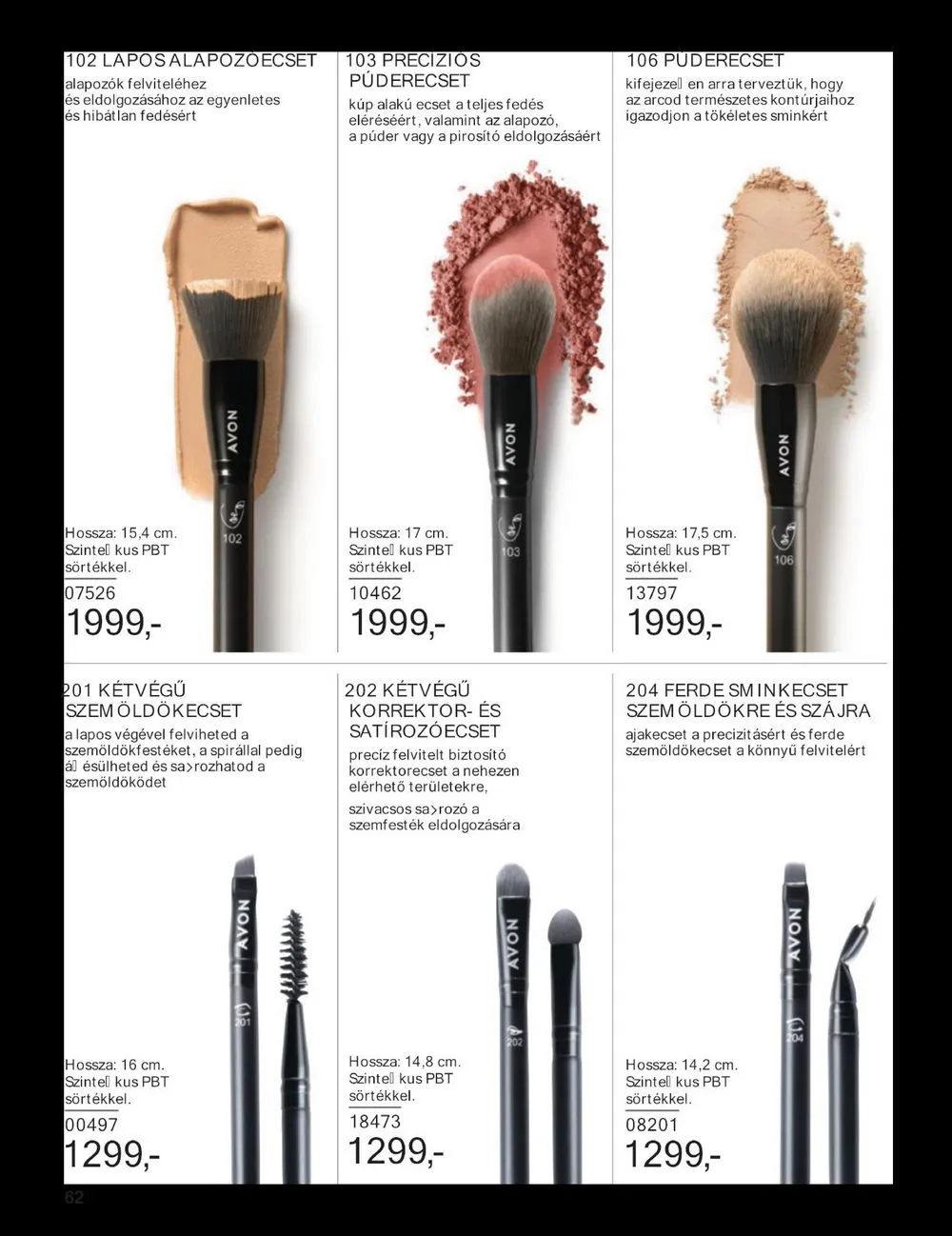 Avon akciós újság 07.01–07.31 – 62. oldal