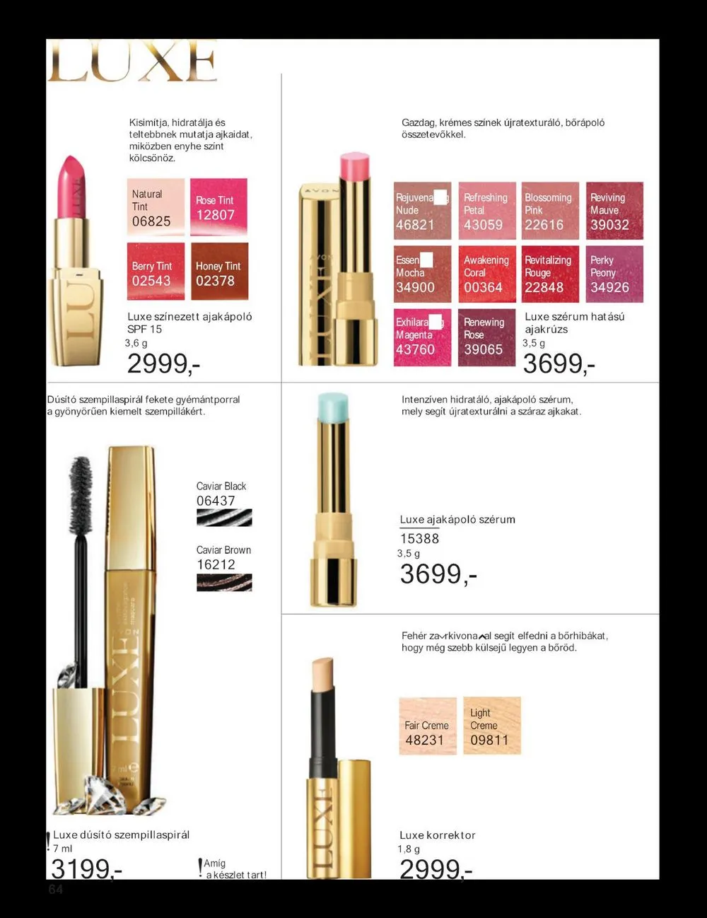 Avon akciós újság 07.01–07.31 – 64. oldal