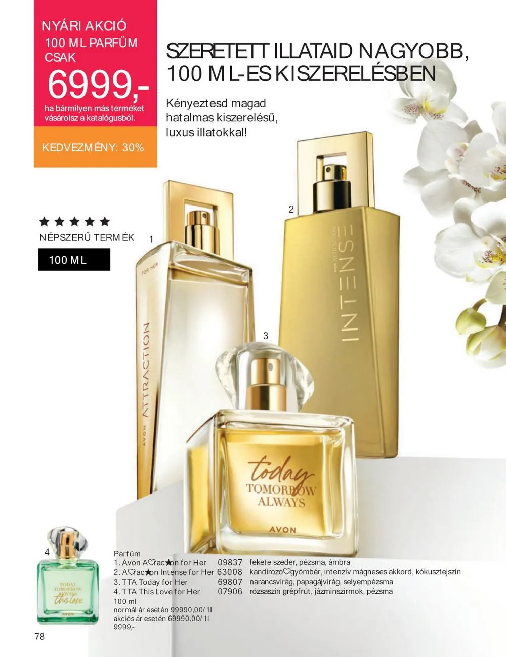 Avon akciós újság 07.01–07.31 – 78. oldal