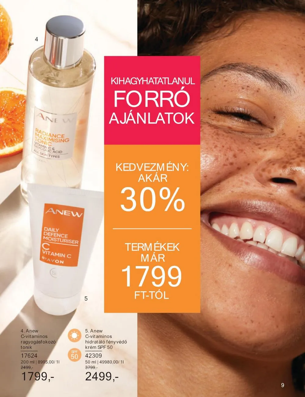 Avon akciós újság 07.01–07.31 – 9. oldal