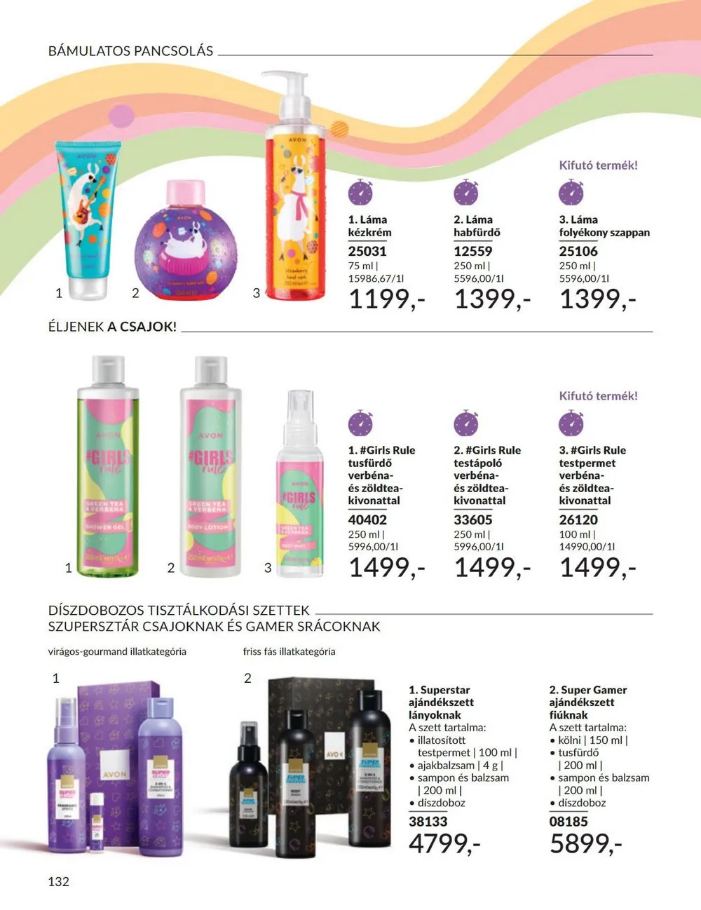 Avon akciós újság 08.01–08.31 – 132. oldal