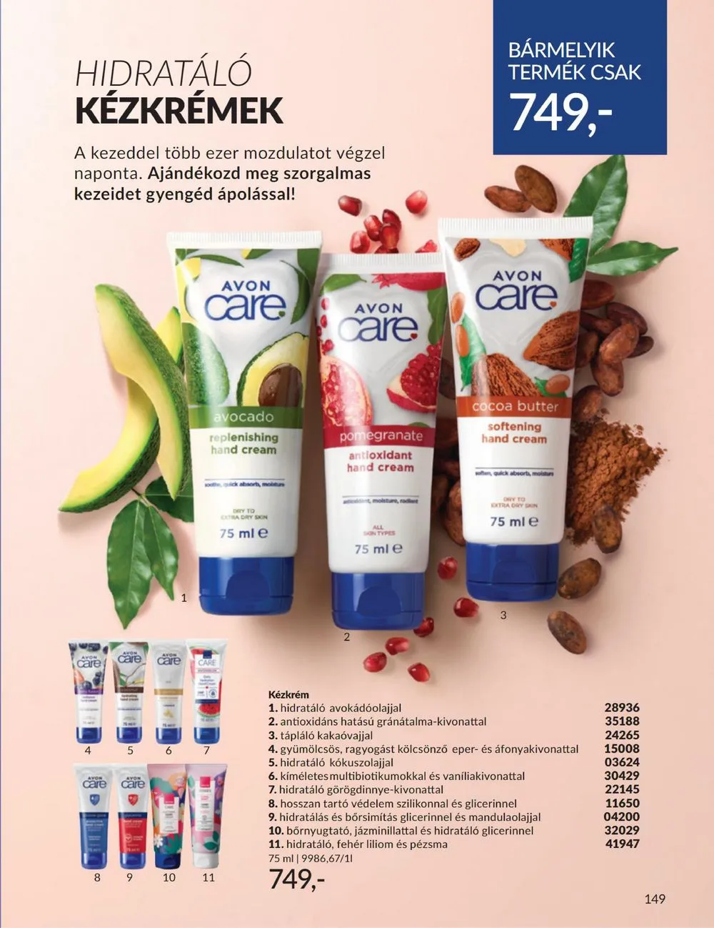 Avon akciós újság 08.01–08.31 – 149. oldal
