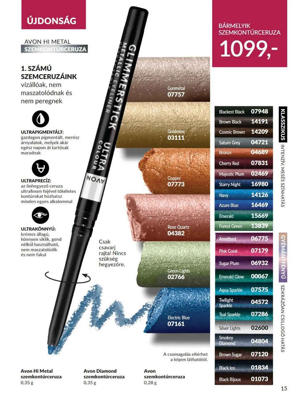 Avon akciós újság 08.01–08.31 – 15. oldal