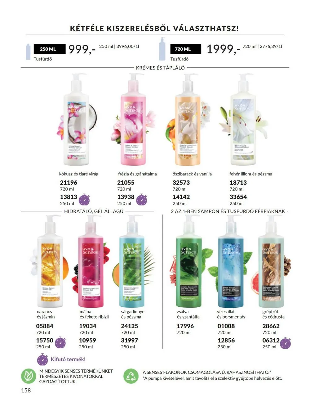 Avon akciós újság 08.01–08.31 – 158. oldal