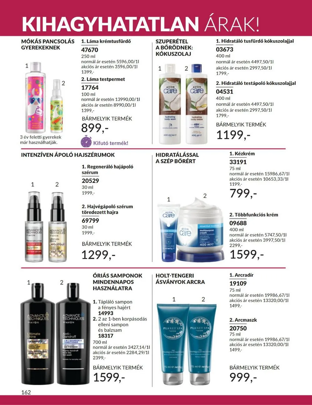 Avon akciós újság 08.01–08.31 – 162. oldal