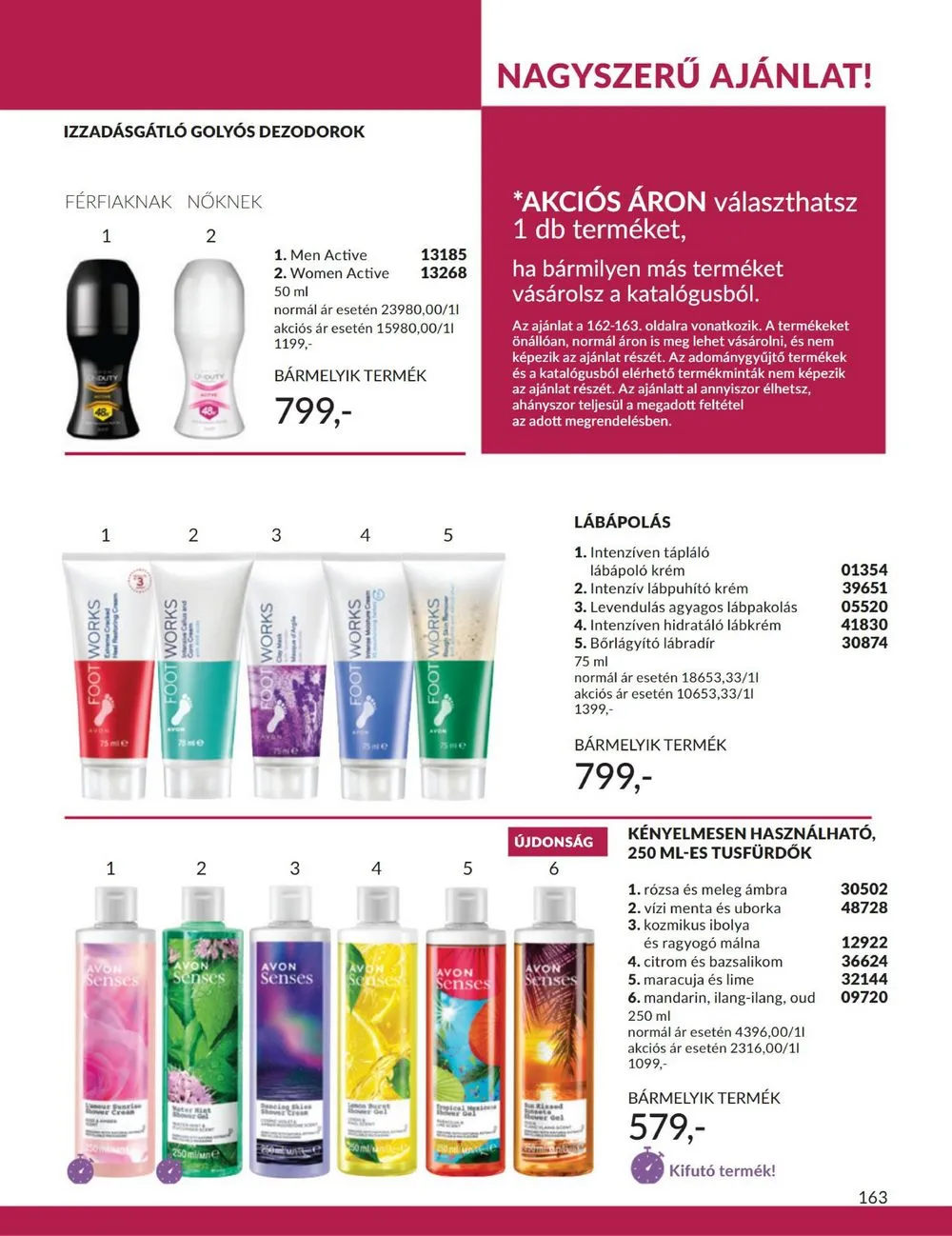 Avon akciós újság 08.01–08.31 – 163. oldal