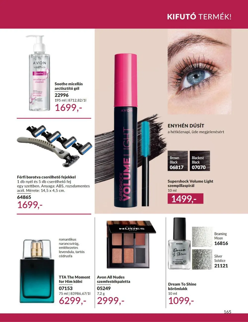 Avon akciós újság 08.01–08.31 – 165. oldal