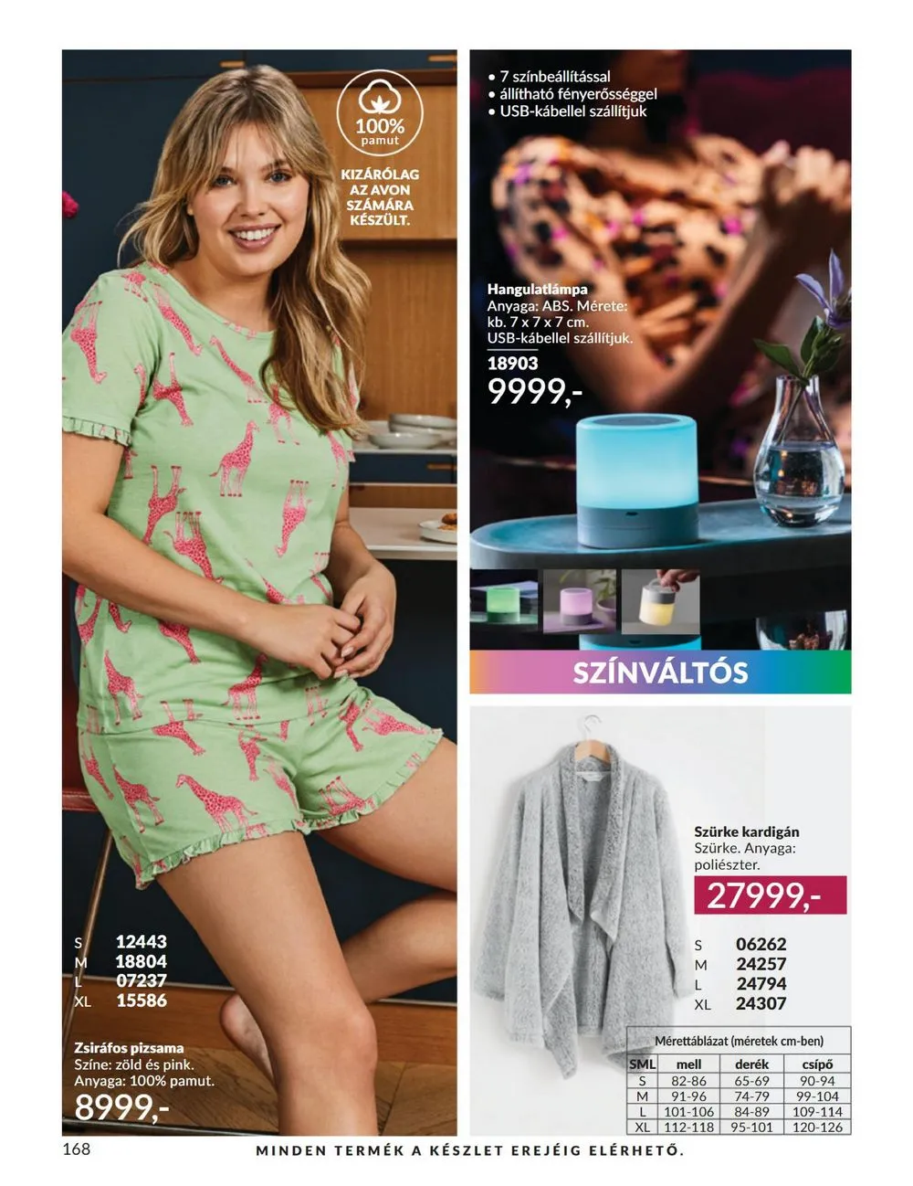 Avon akciós újság 08.01–08.31 – 168. oldal