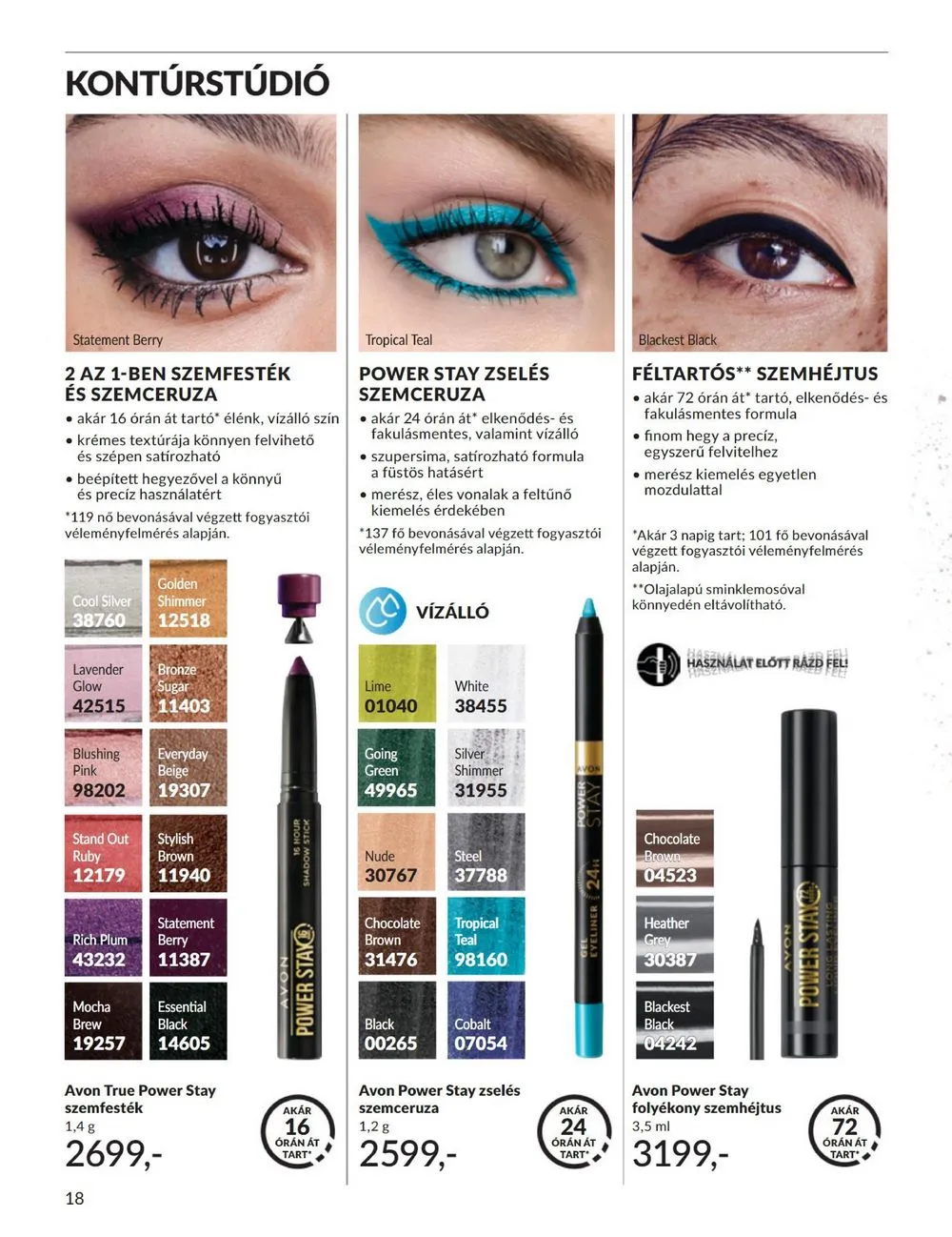 Avon akciós újság 08.01–08.31 – 18. oldal