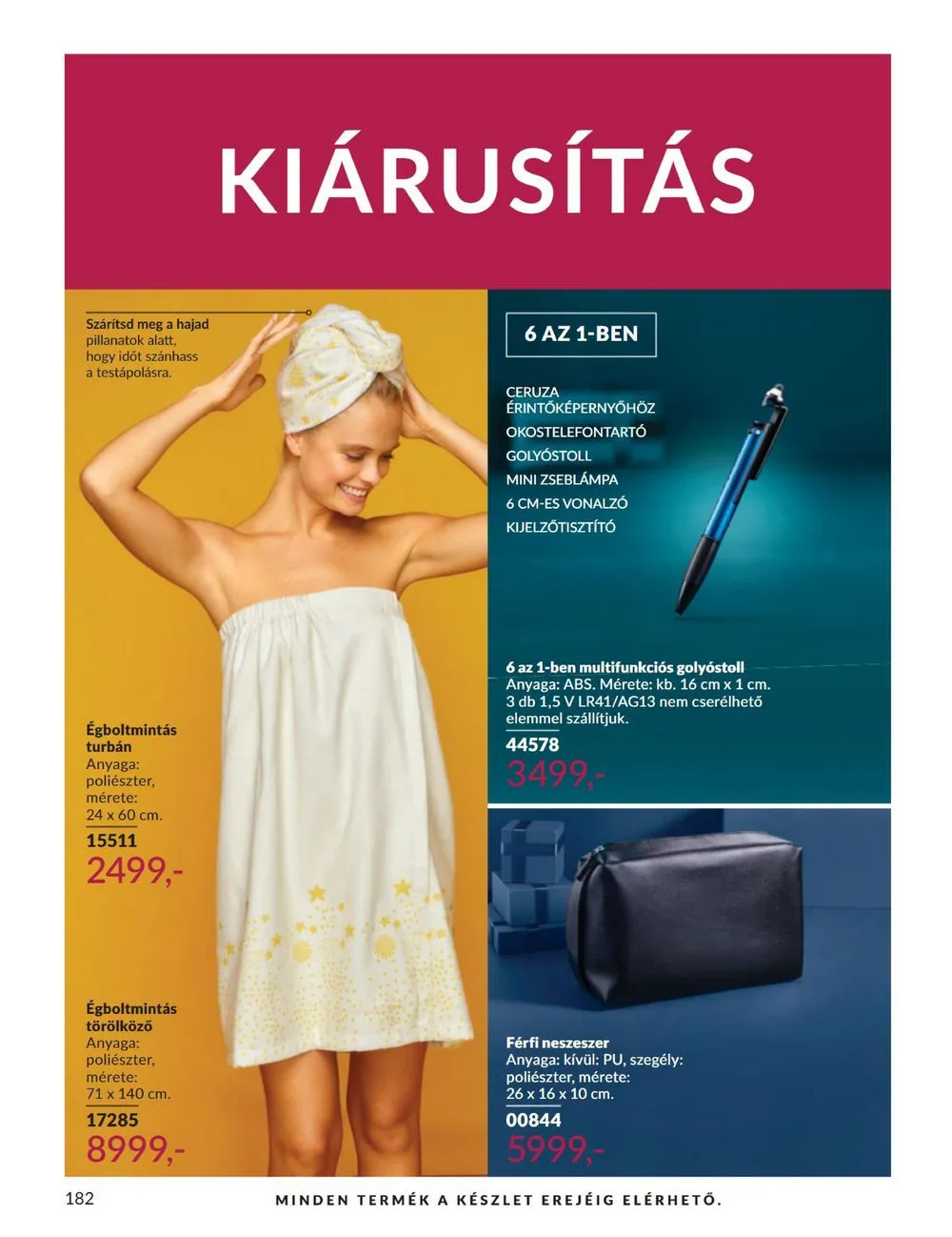 Avon akciós újság 08.01–08.31 – 182. oldal
