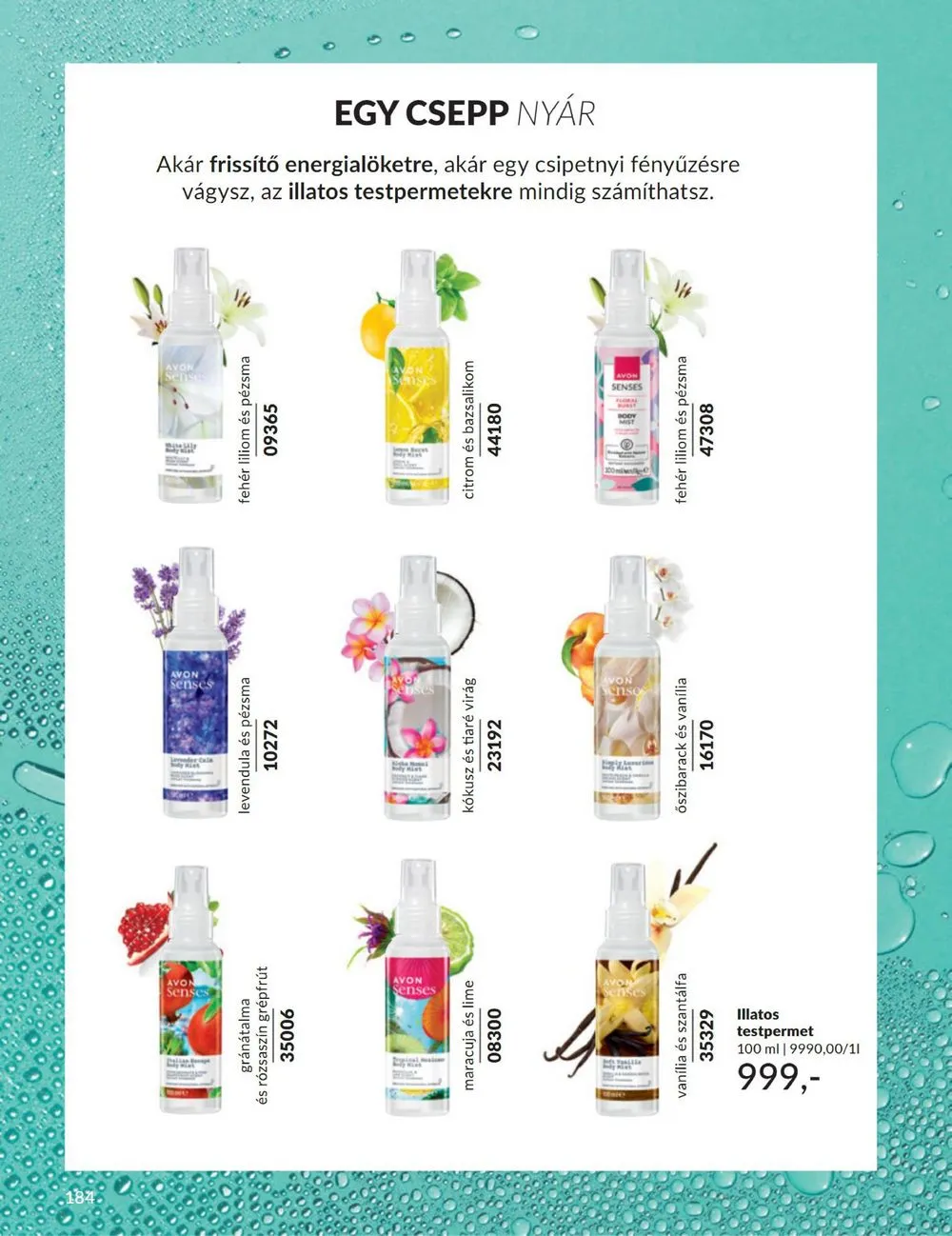Avon akciós újság 08.01–08.31 – 184. oldal