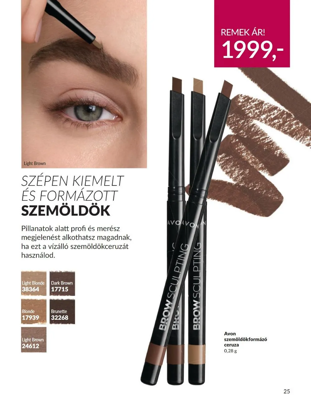 Avon akciós újság 08.01–08.31 – 25. oldal