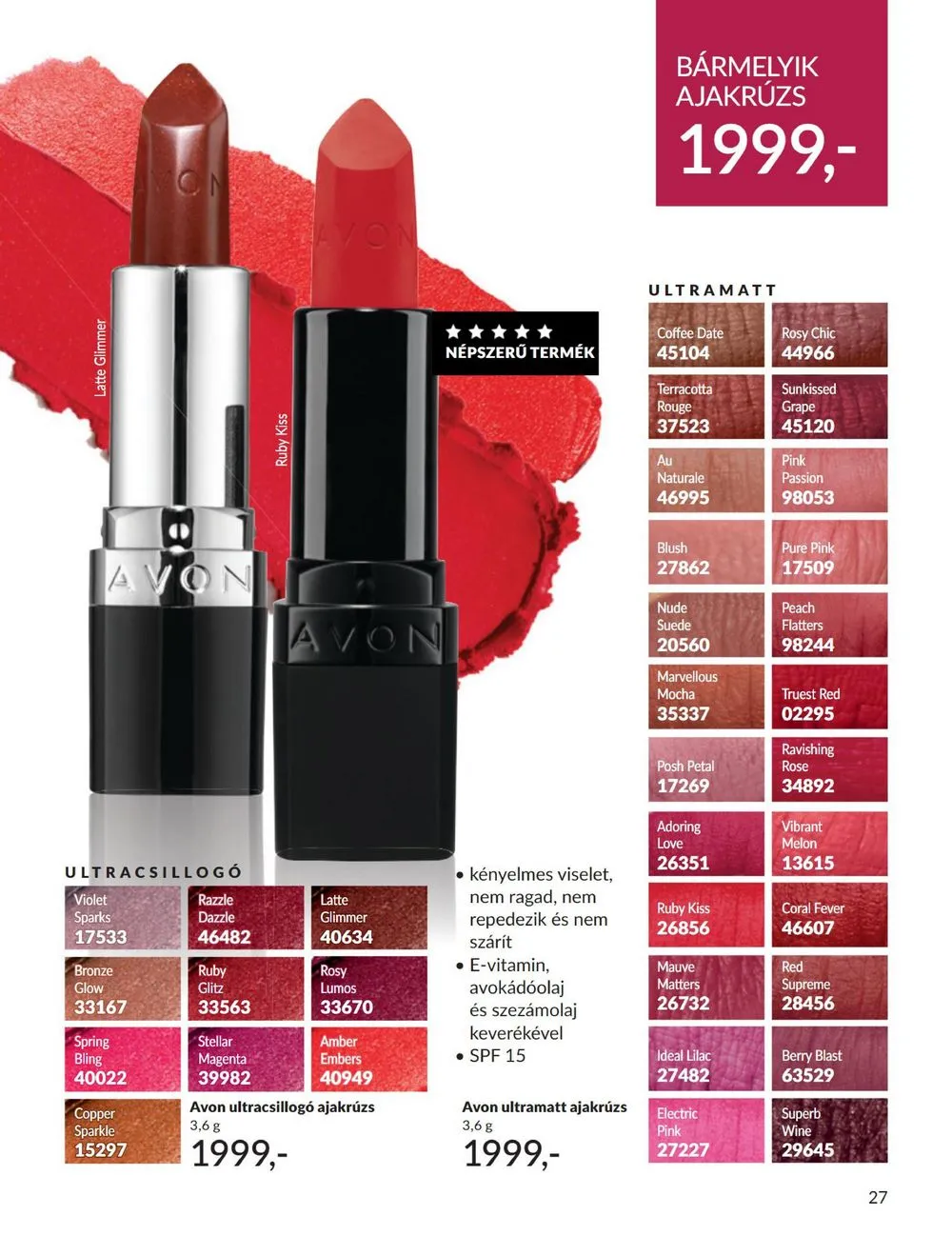 Avon akciós újság 08.01–08.31 – 27. oldal