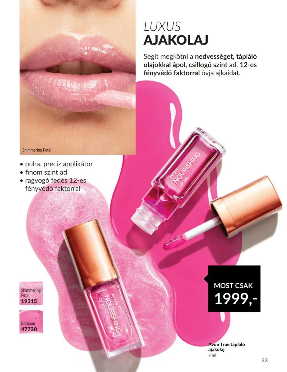 Avon akciós újság 08.01–08.31 – 33. oldal