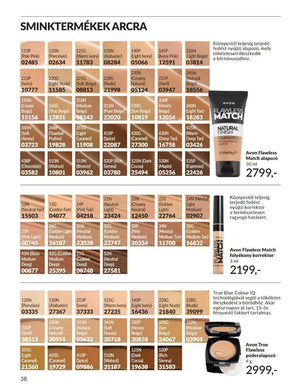 Avon akciós újság 08.01–08.31 – 38. oldal