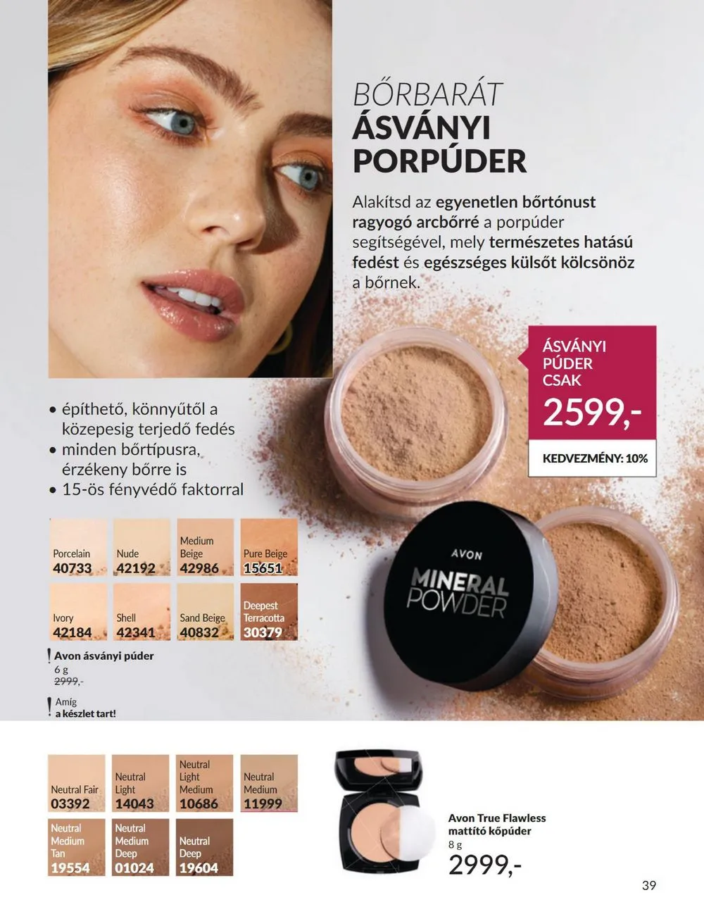 Avon akciós újság 08.01–08.31 – 39. oldal