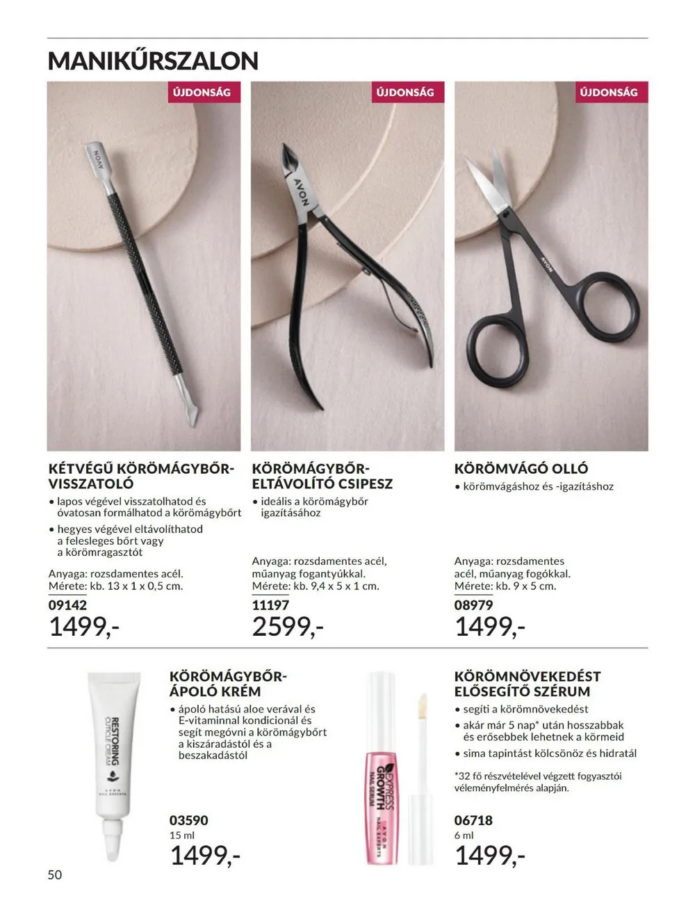 Avon akciós újság 08.01–08.31 – 50. oldal